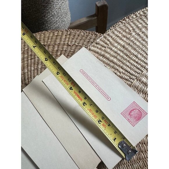 Postcards 2 cents Red Benjamin Franklin Blank Unused Postal Post Cards - Picture 4 of 8